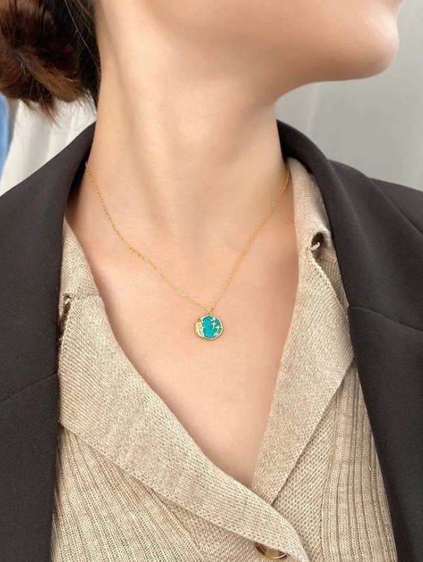 Man in The Moon Necklace