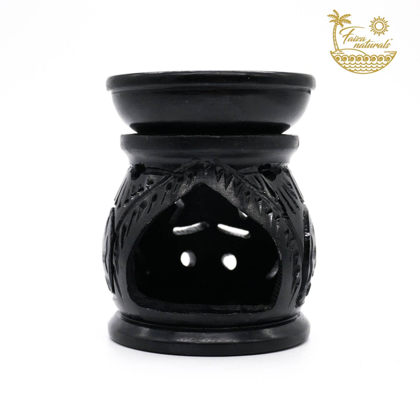 Black Elephant Sandstone Burner (Hand Carved)