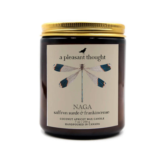 NAGA | Saffron Suede & Frankincense Candle