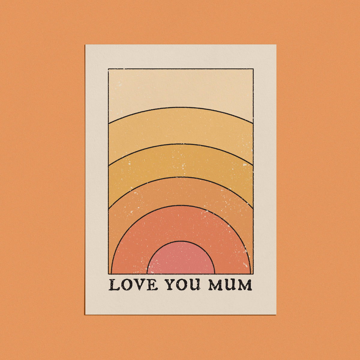 Love You Mom Card