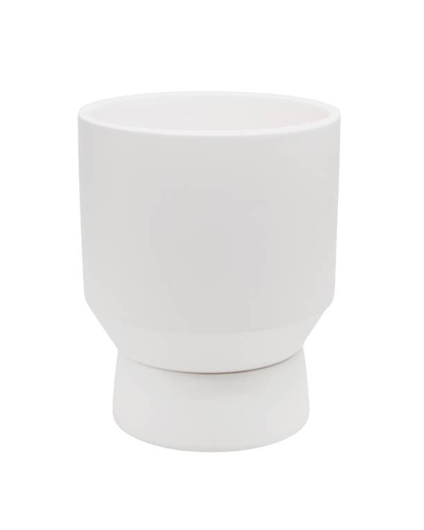 Matte Pot W/ Saucer