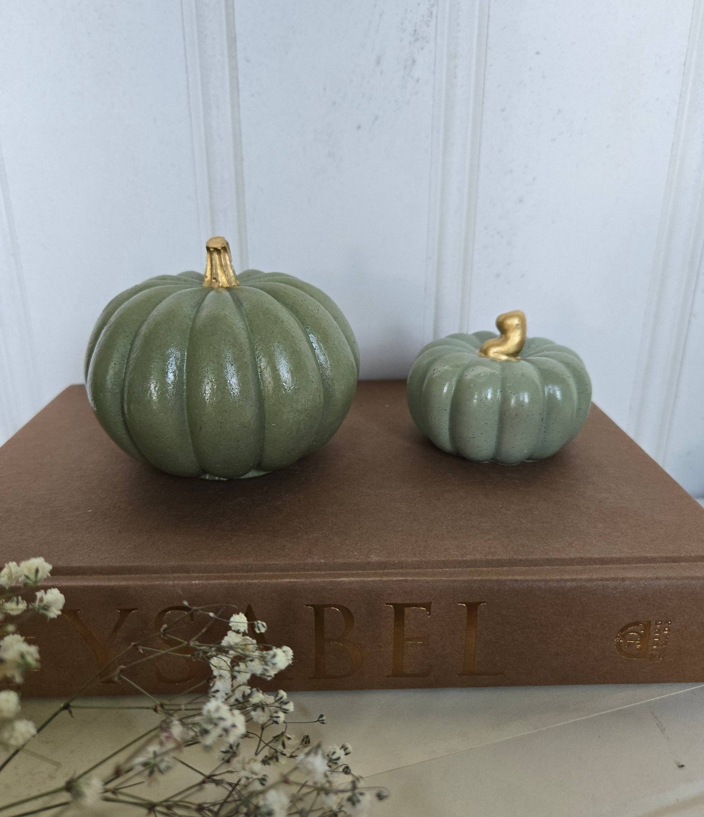 Pumpkin & Gourds Concrete Decor