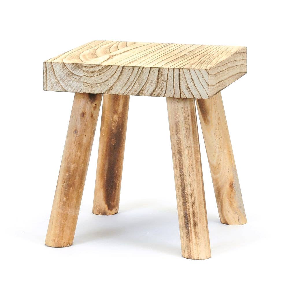 Wood Plant Stools