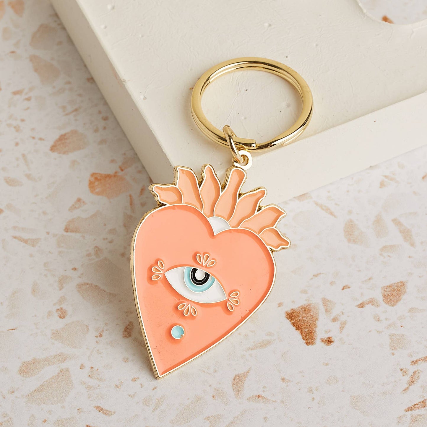 Memento Enamel Keychain
