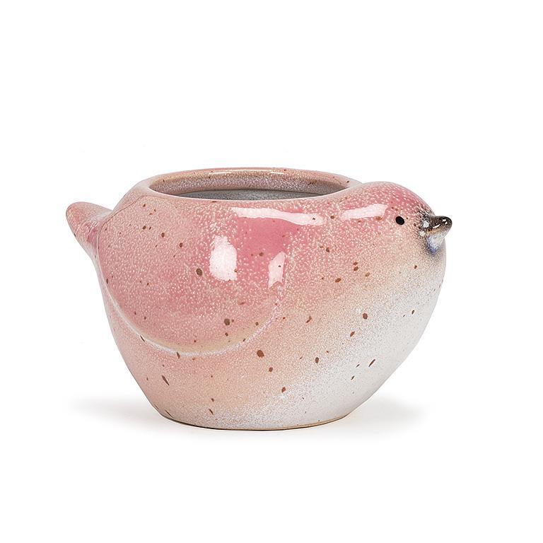 Ceramic Glossy Bird Planter