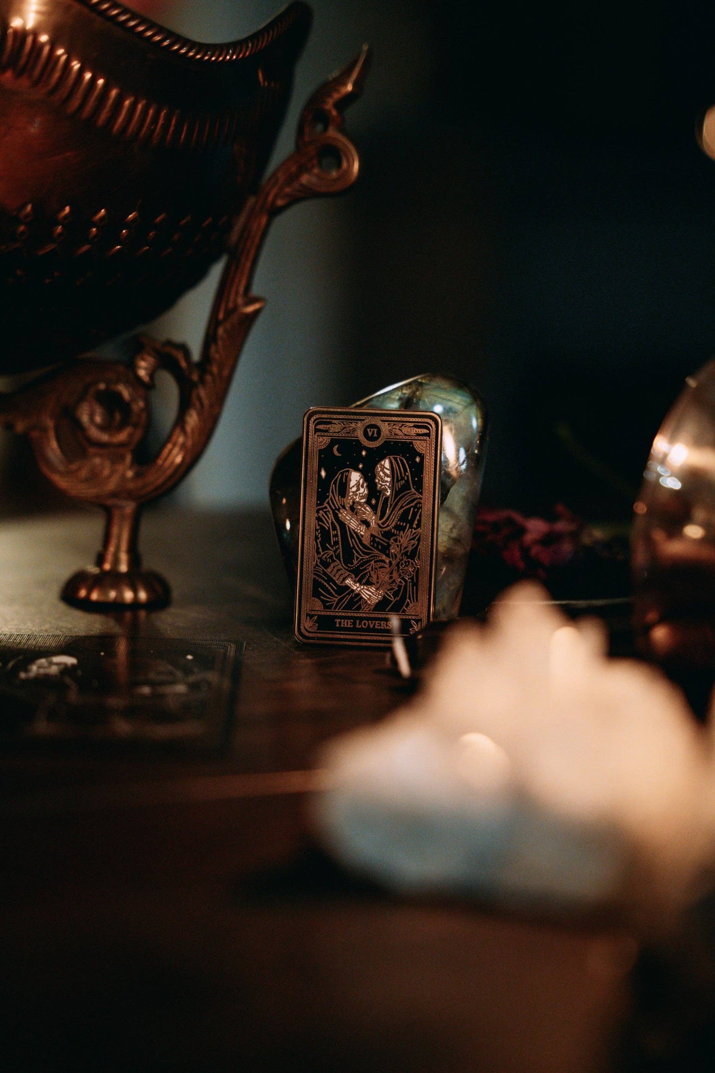 Hard-Enamel Pin - "The Lovers"