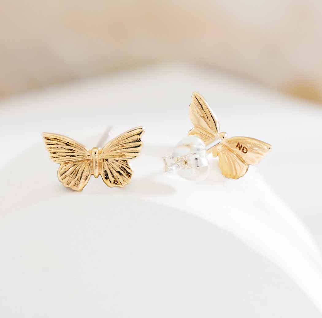 Butterfly Stud Earrings