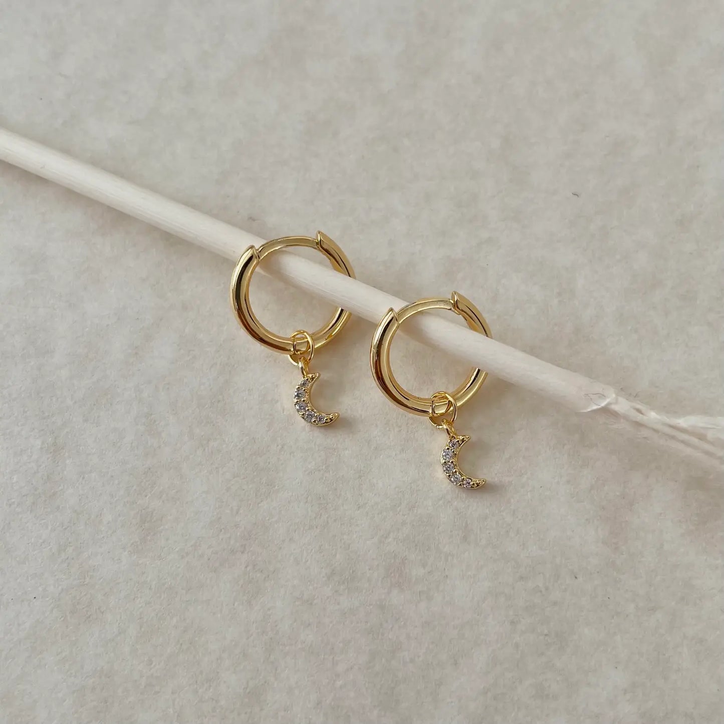 Moon Drop Earrings Selene