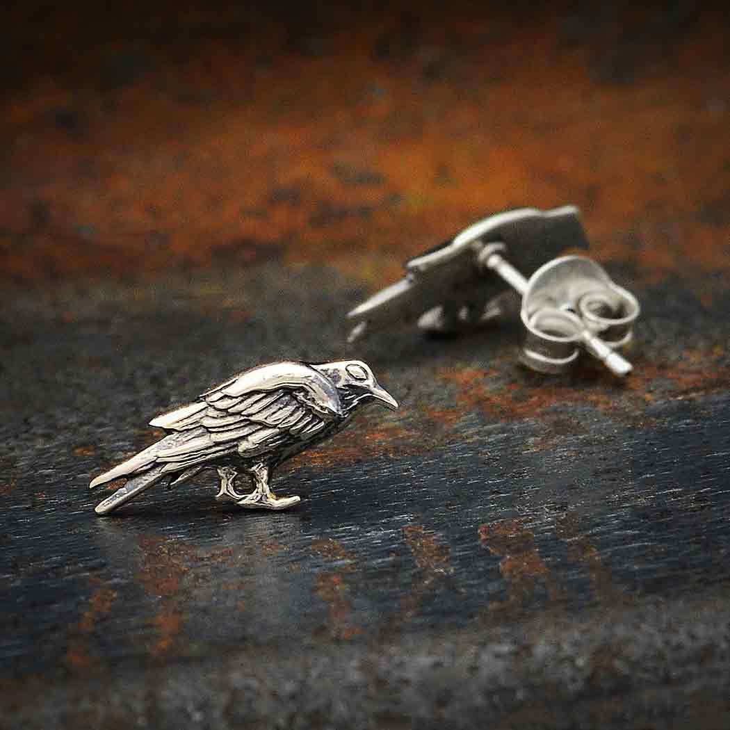 Raven Stud Earrings