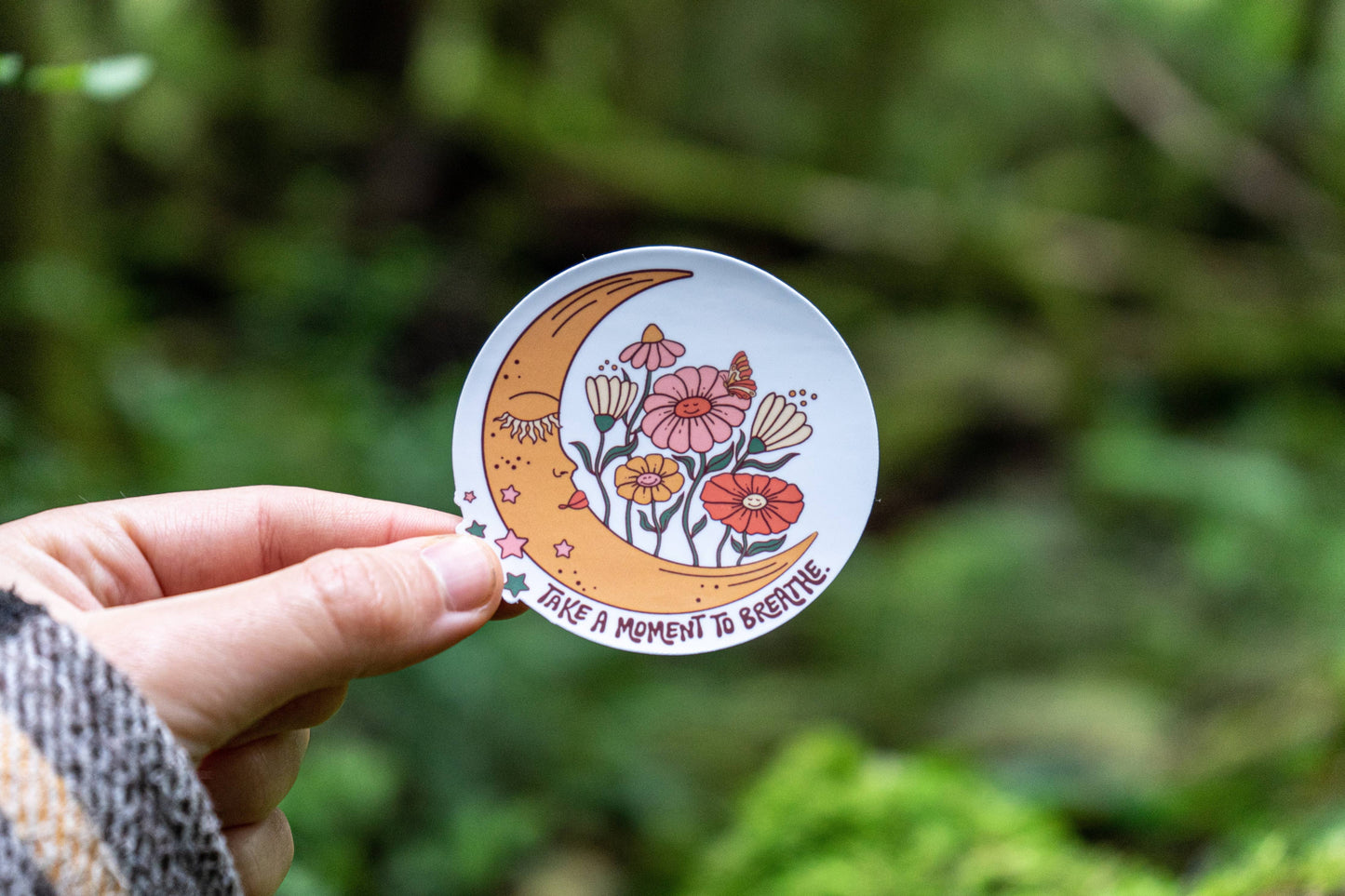 Sticker Take a Moment to Breathe
