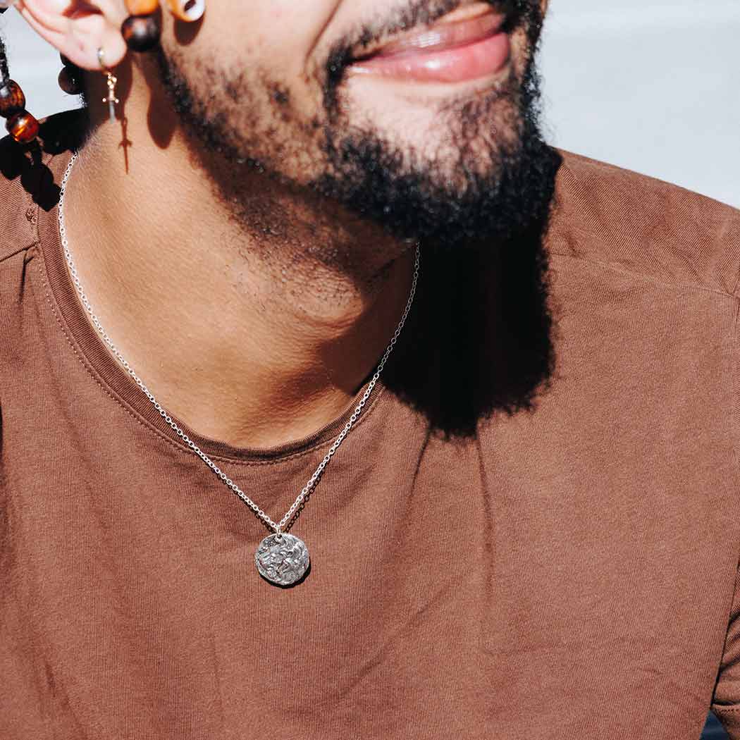 Ancient Lion Head Coin Necklace