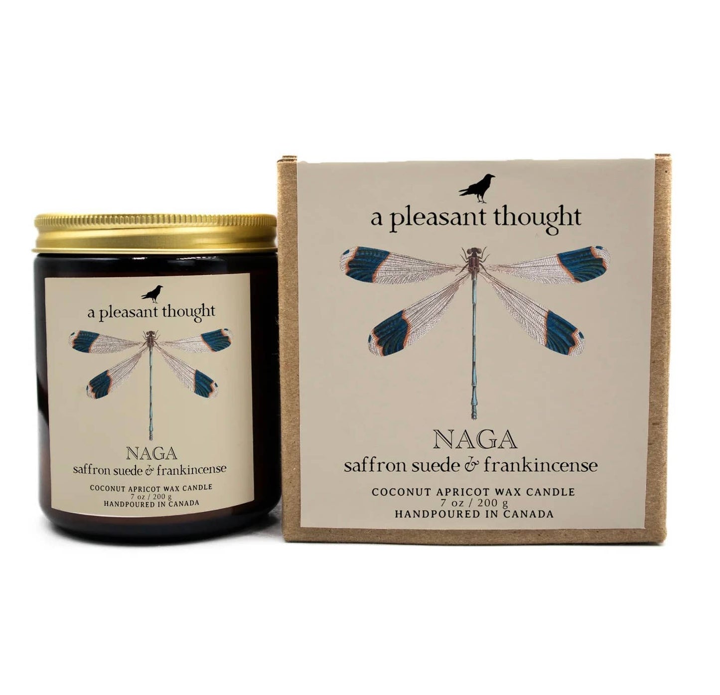 NAGA | Saffron Suede & Frankincense Candle