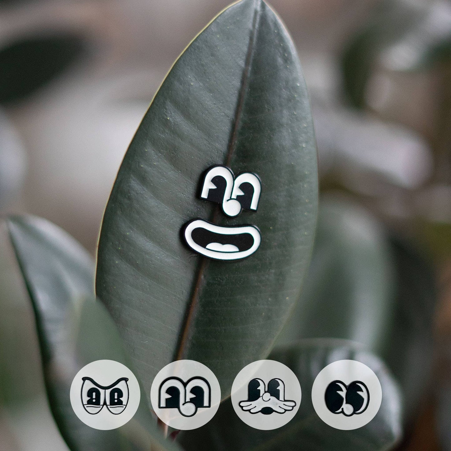 Toon Glow Eyes 4-Pack Plant Magnet