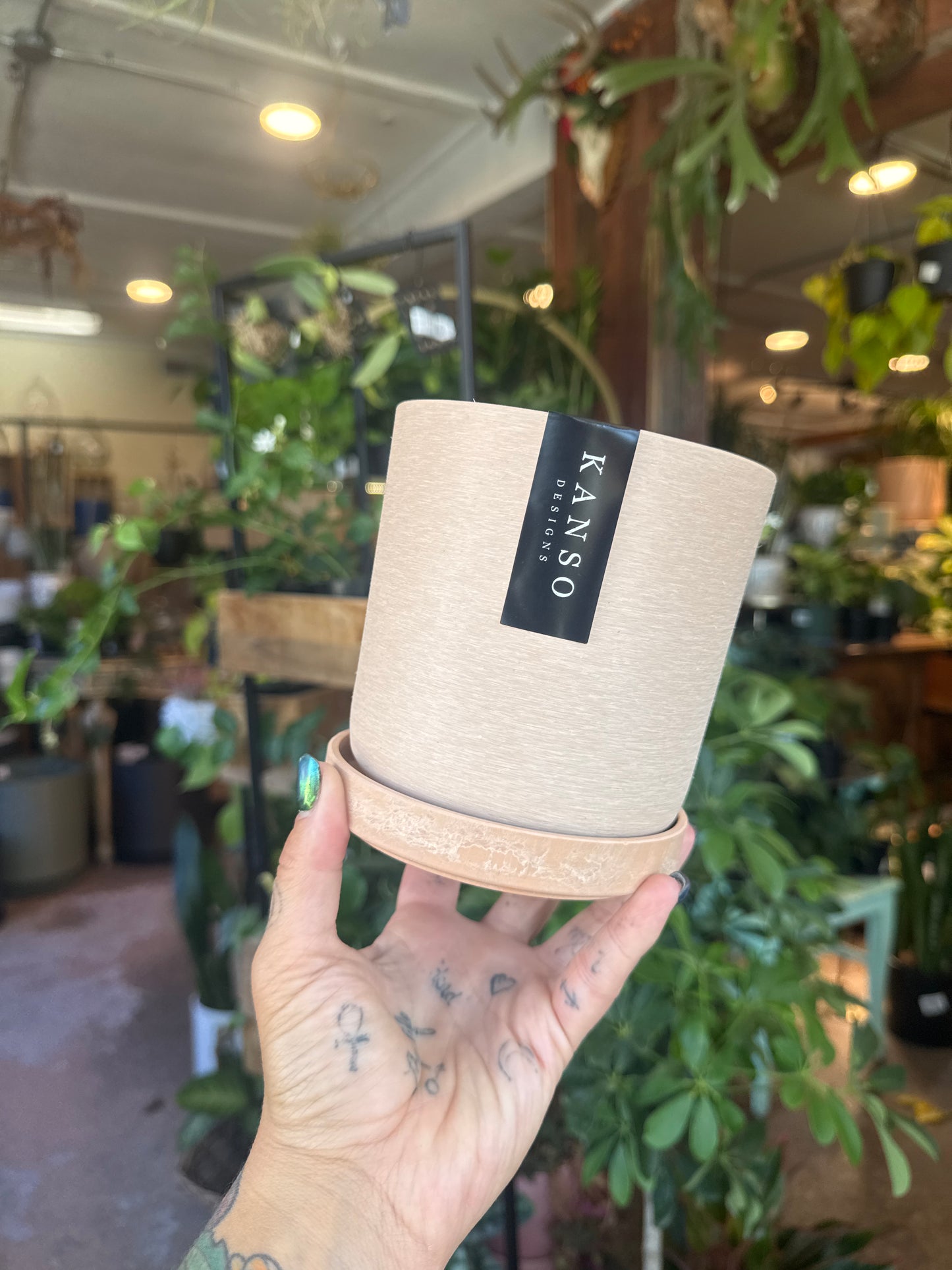 Kanso | Cyclinder Pot & Saucer