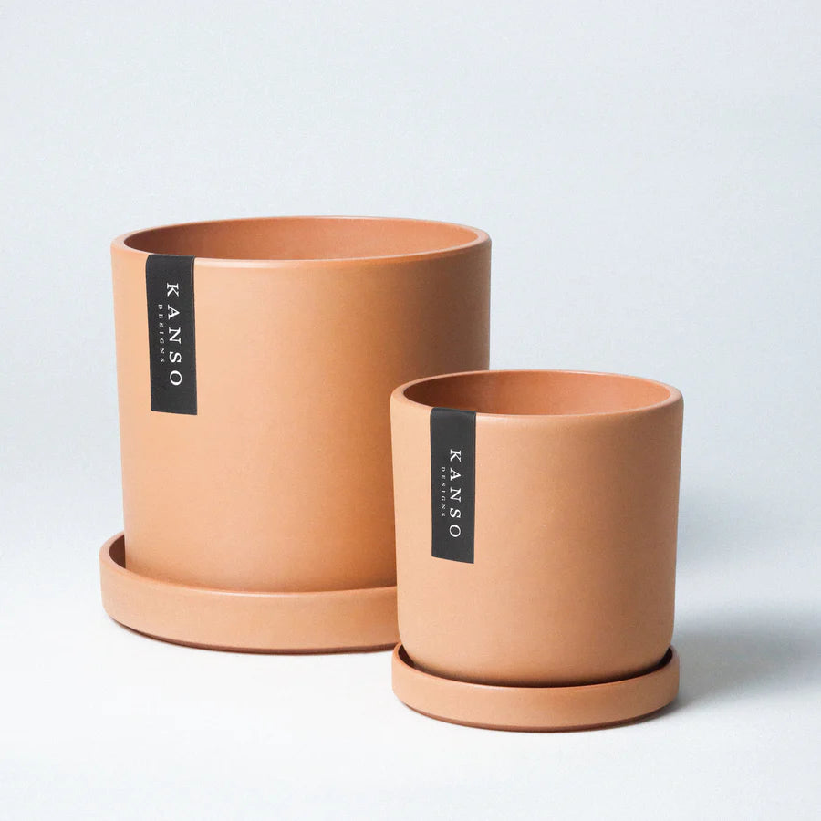 Kanso | Cyclinder Pot & Saucer