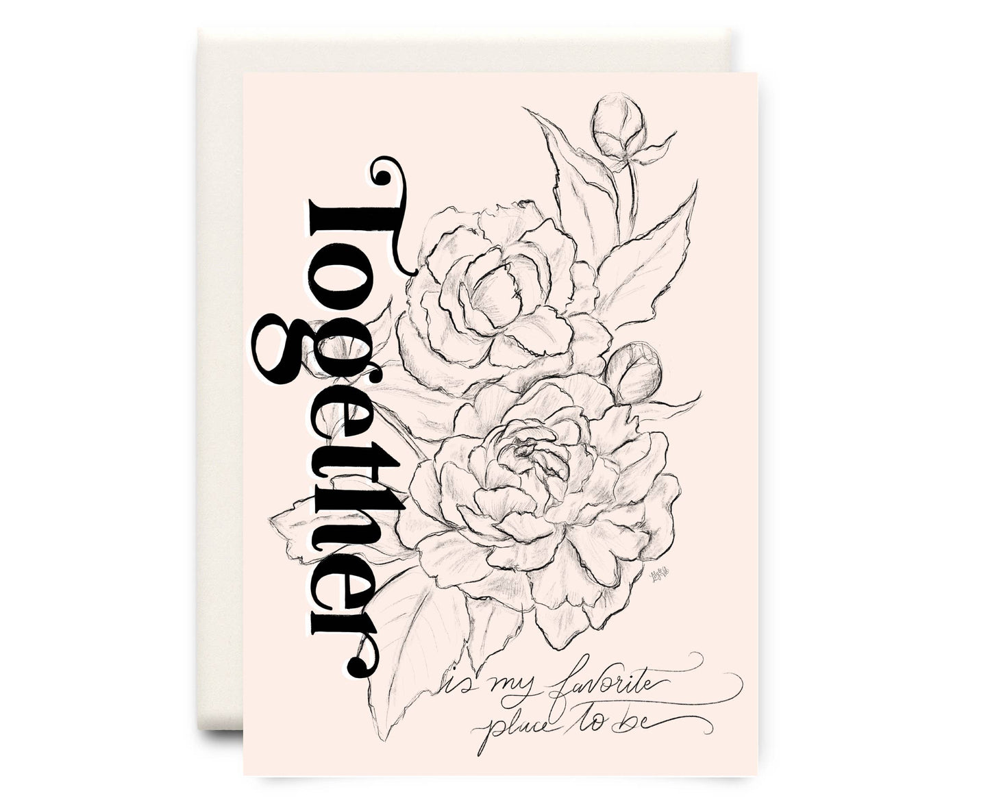 Together Rose Card