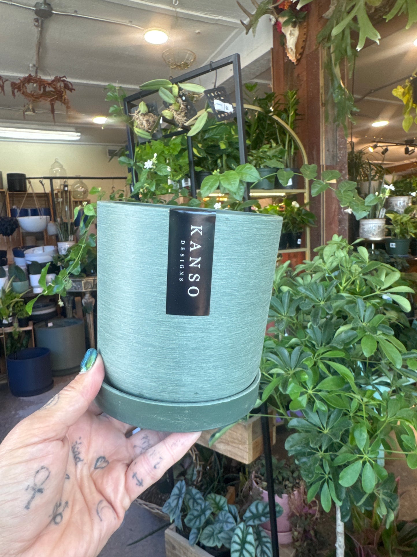Kanso | Cyclinder Pot & Saucer