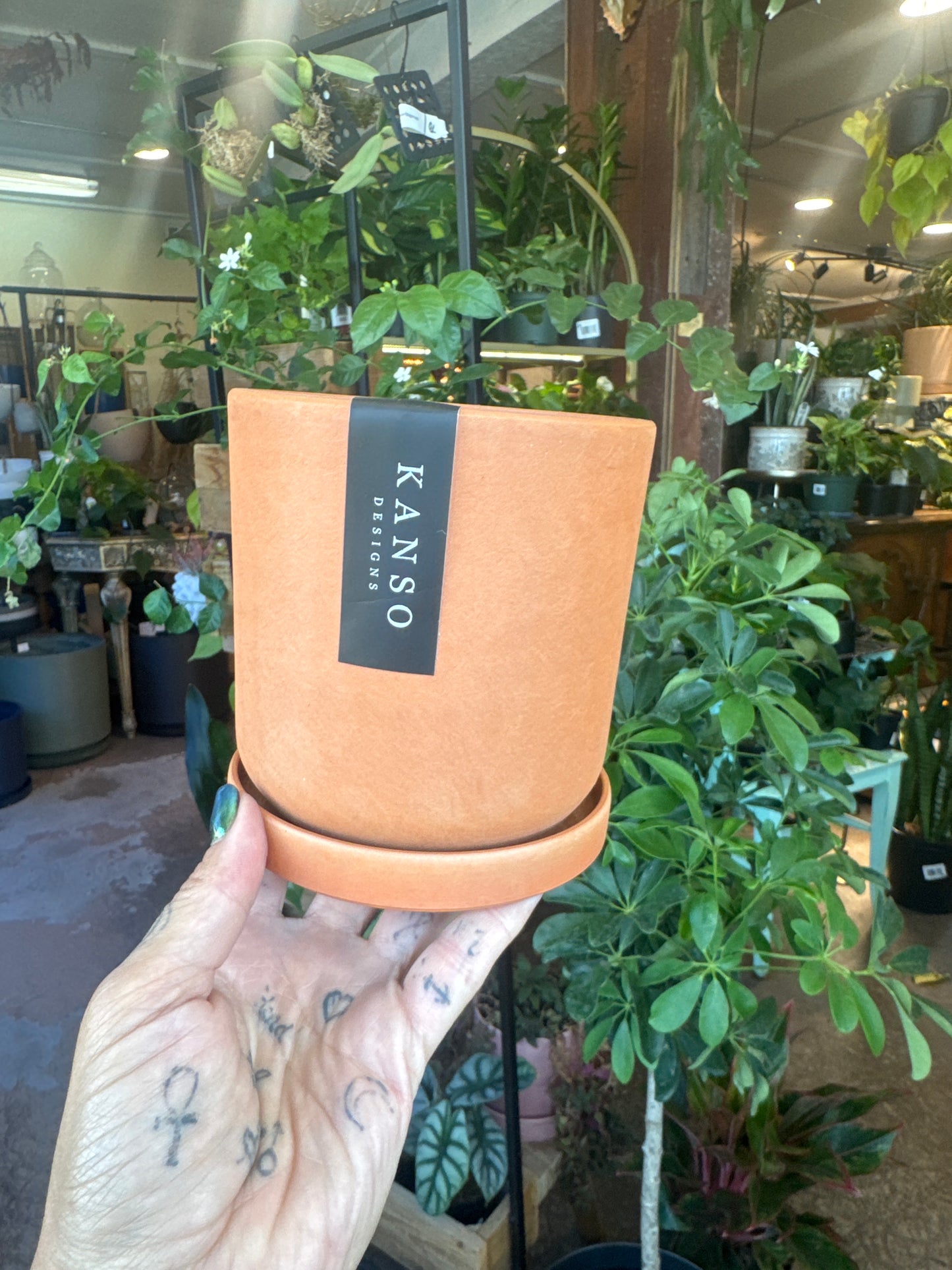 Kanso | Cyclinder Pot & Saucer