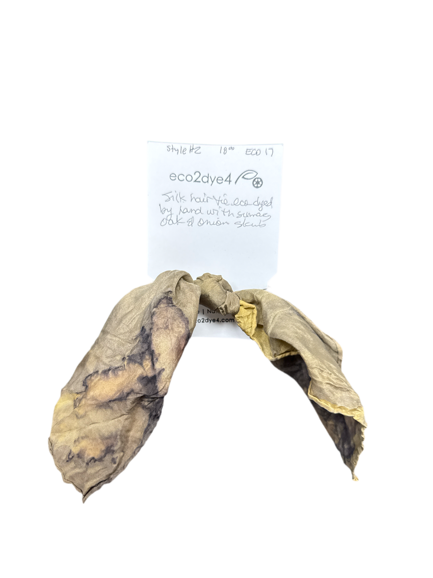 Botanically Dyed Silk Hair Ties