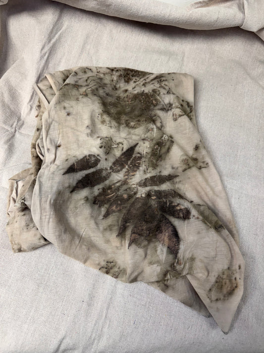 Botanically Dyed Morino Wool/Jersey Scarves