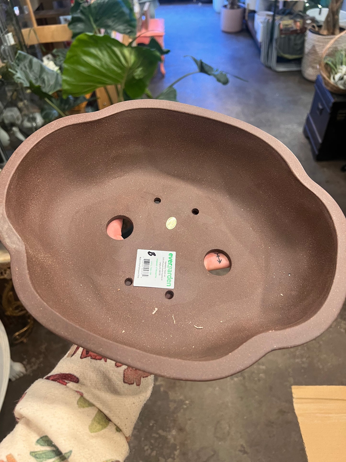 Bonsai Planters 12” Unglazed Ceramic