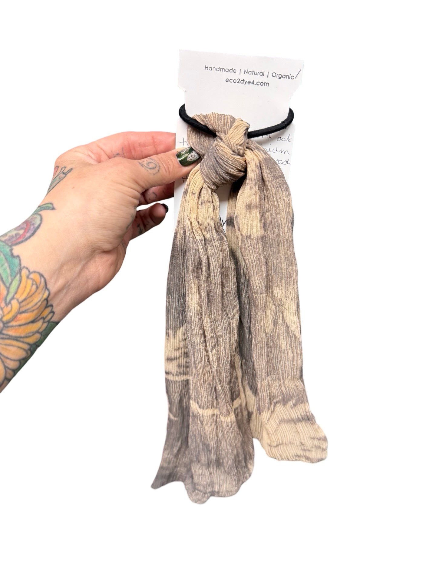 Botanically Dyed Silk Hair Ties