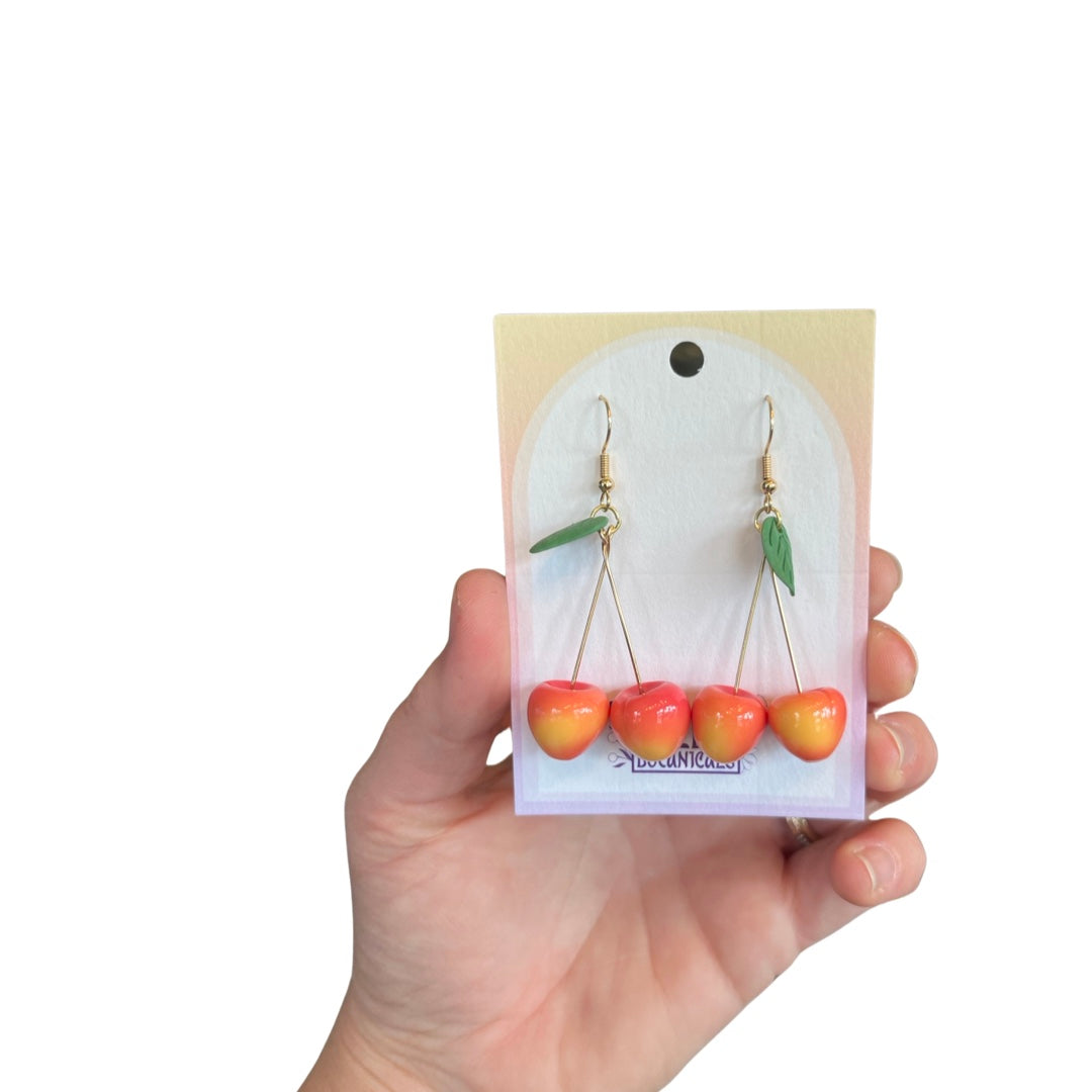 Rainer Cherry Polymer | Earrings