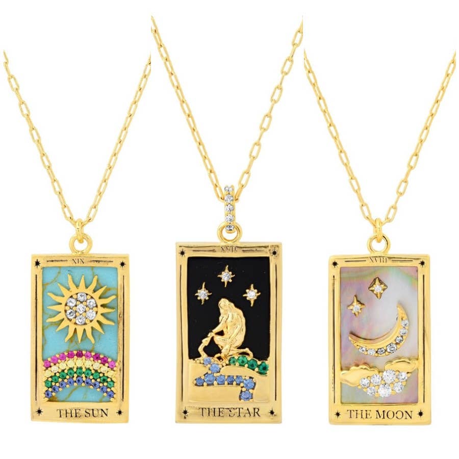 Tarot Card Necklace | The World