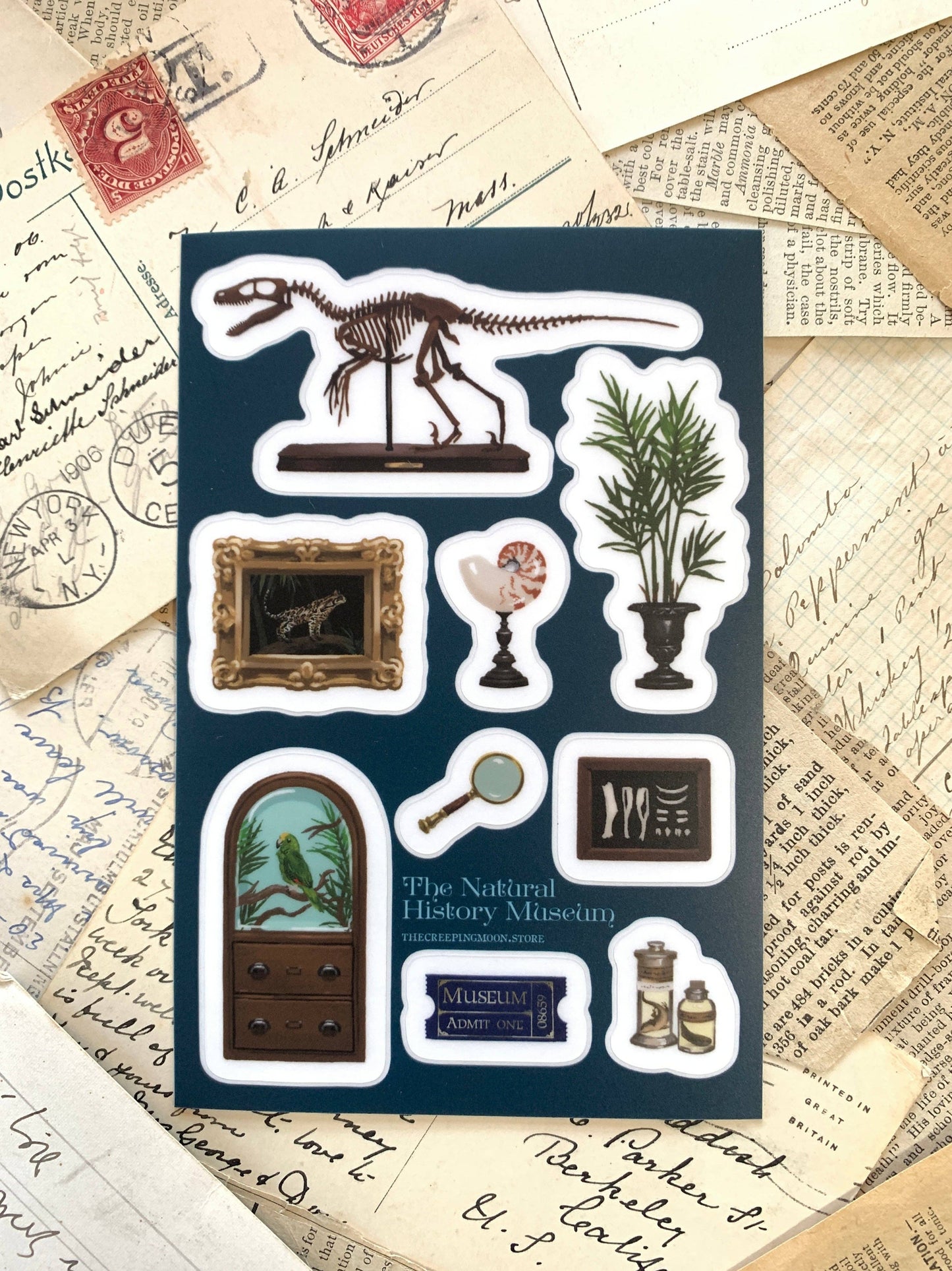 The Natural History Museum Sticker Sheet