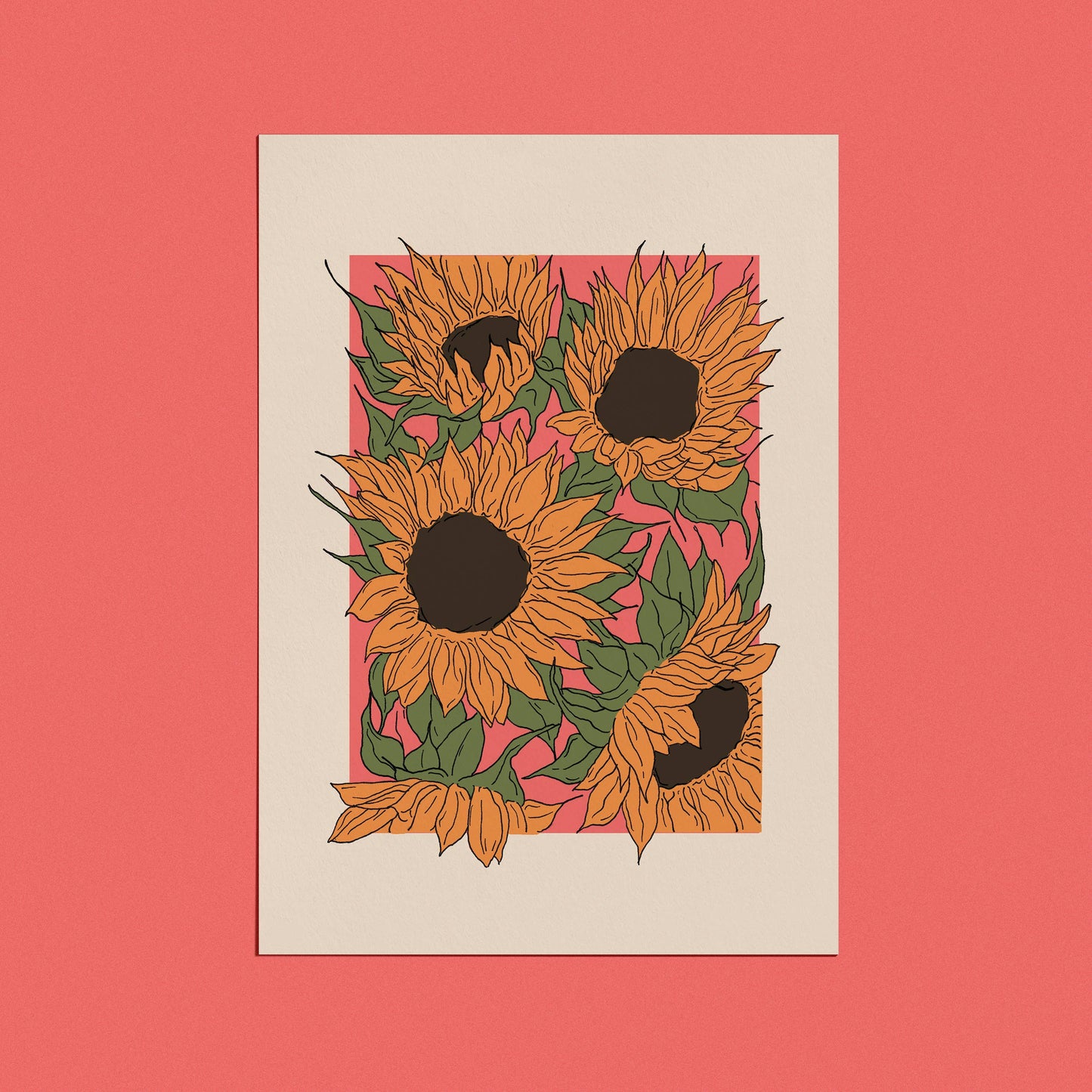 Sunflower Card