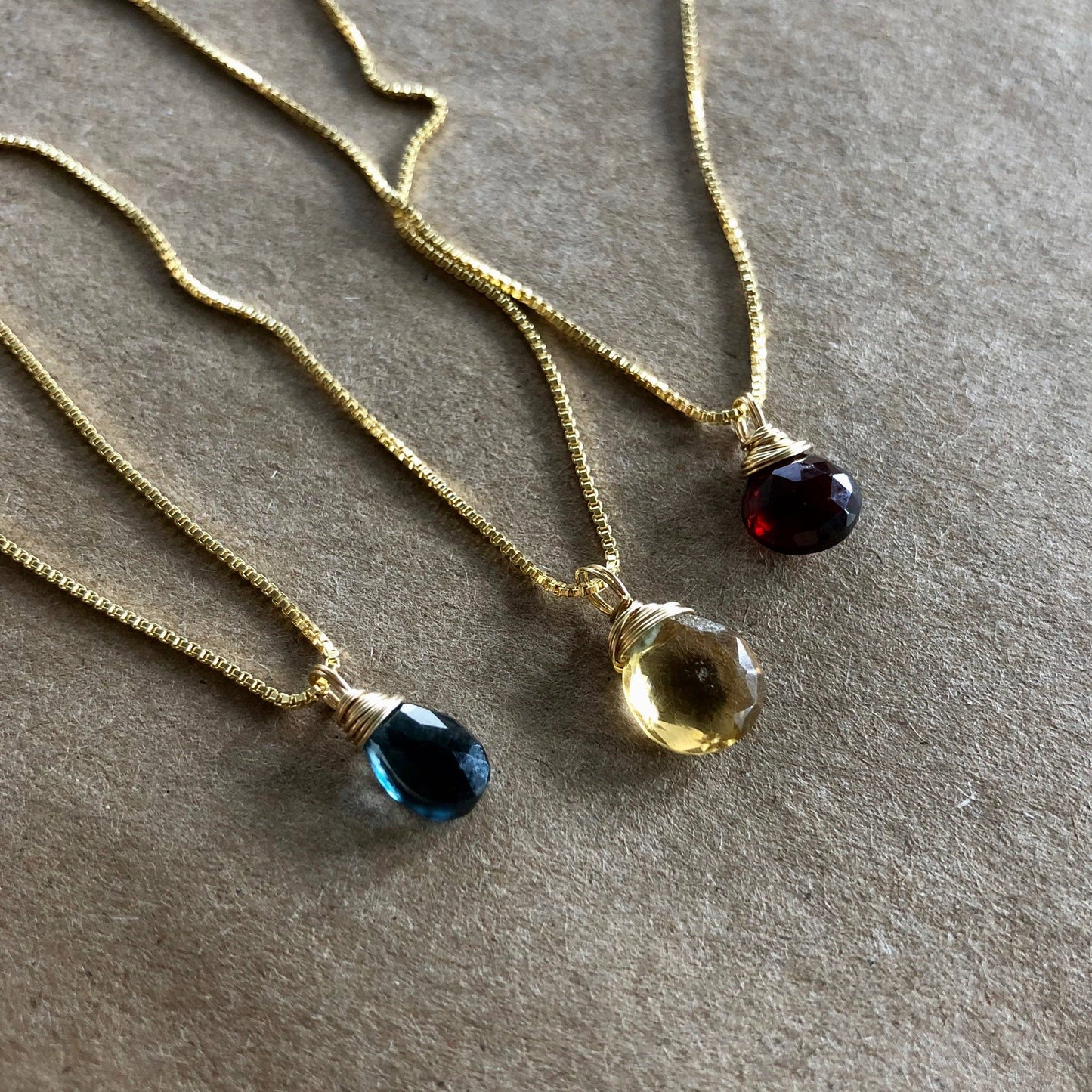 Ava Necklace | Citrine