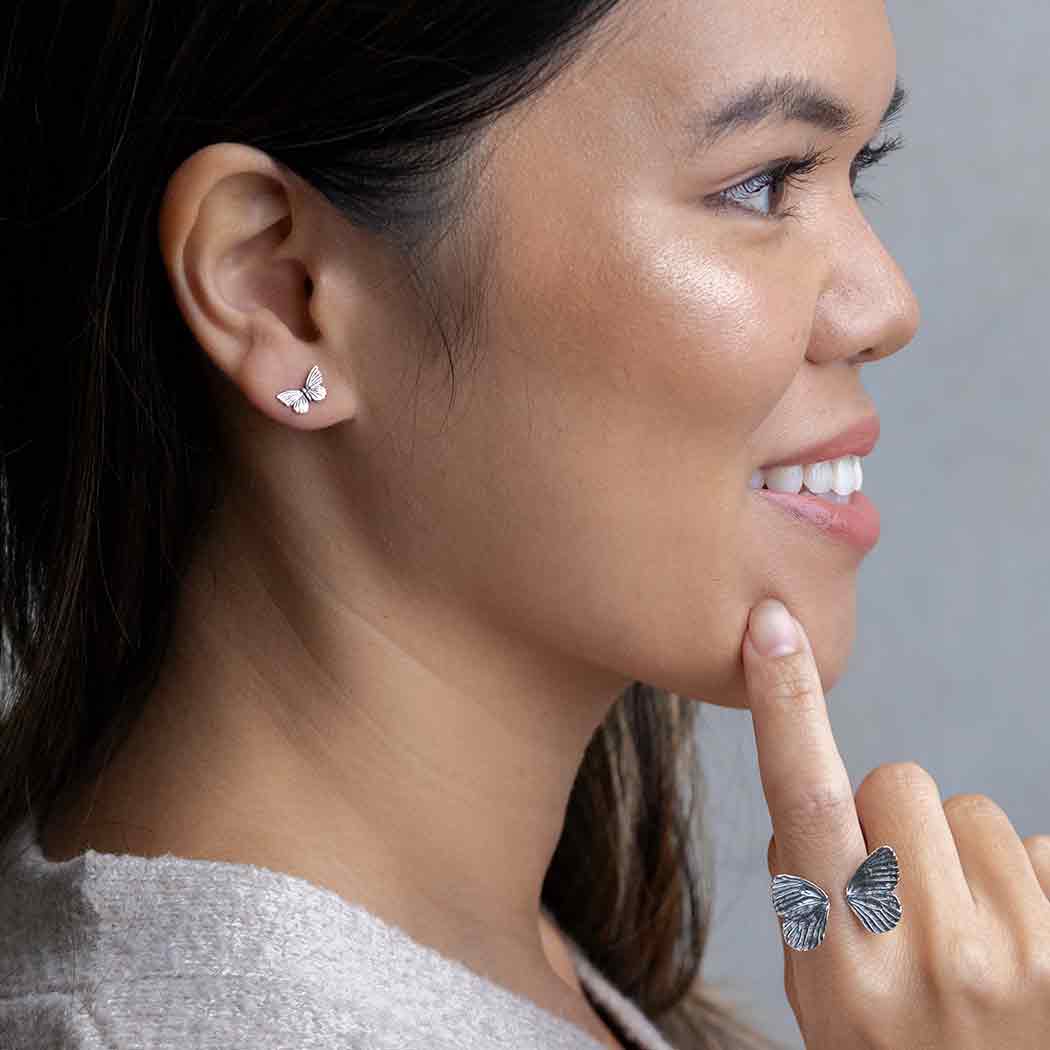 Butterfly Stud Earrings