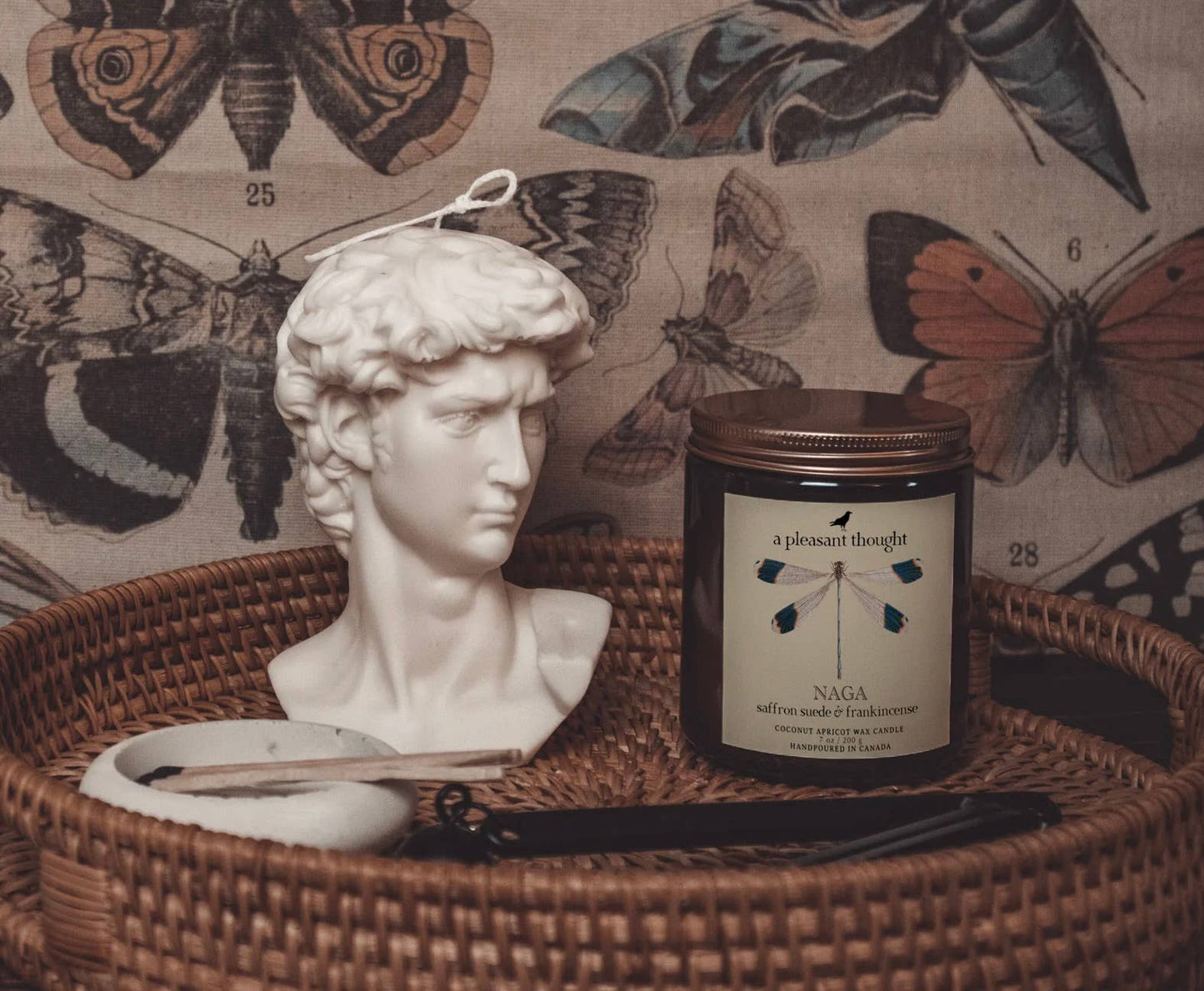 NAGA | Saffron Suede & Frankincense Candle