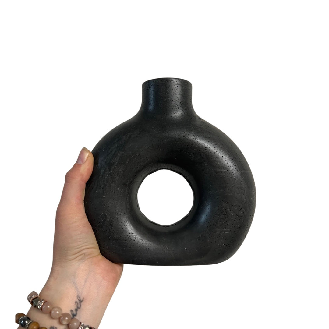 Donut Concrete Vase