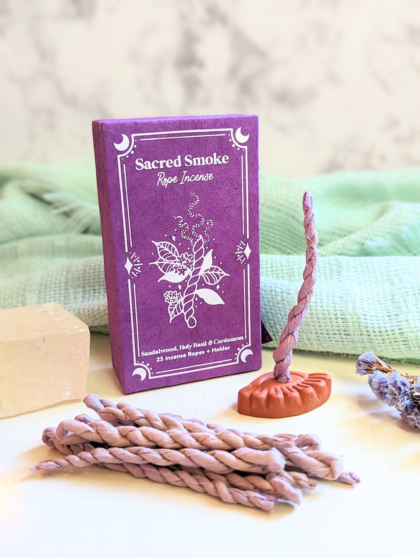 Sacred Smoke Rope Incense | Stupa Incense