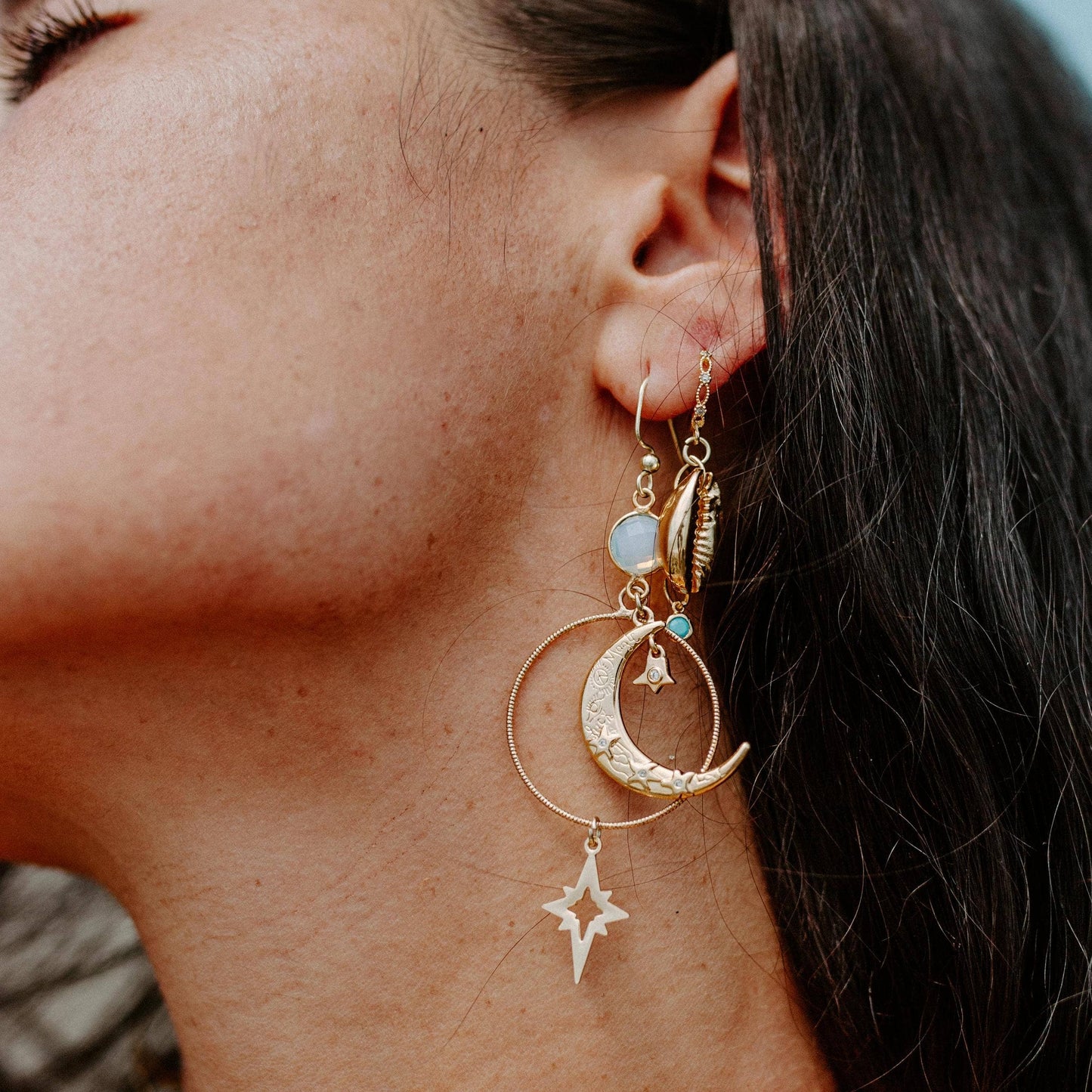 Swinging on a Star Earrings | Bohindie Stream