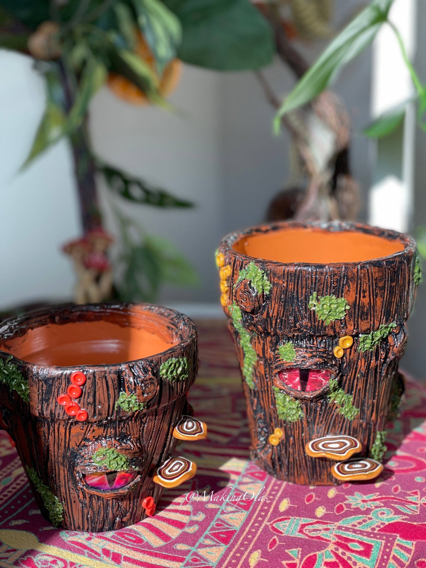 Red Eye Tree Guardian Plant Pots