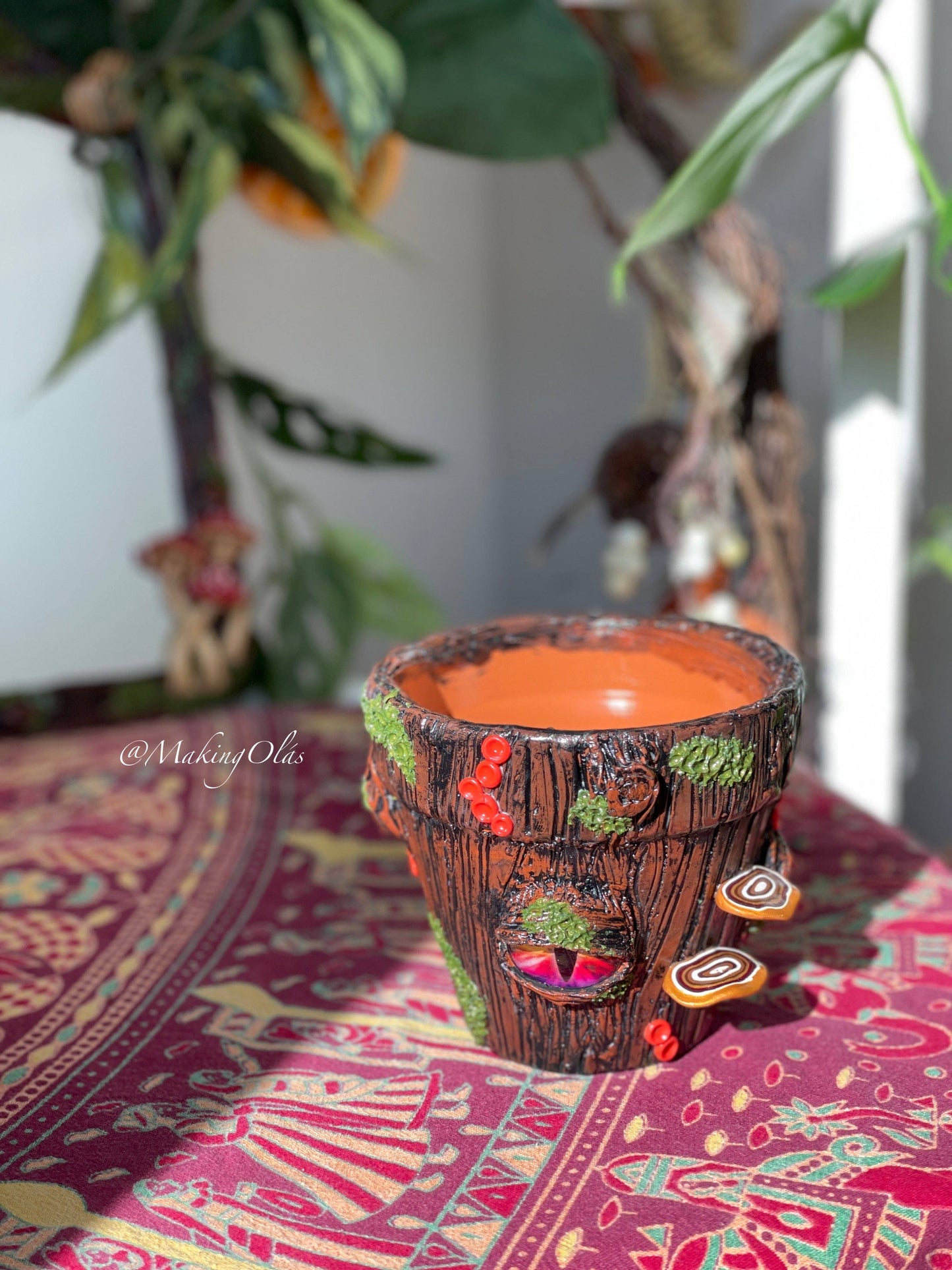 Red Eye Tree Guardian Plant Pots