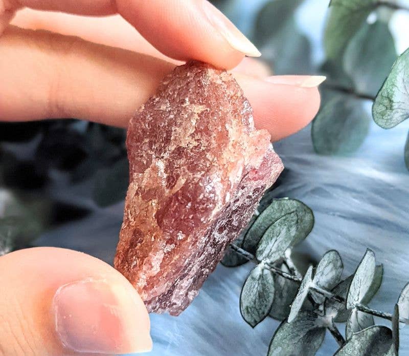 Raw Cherry Quartz | Crystals