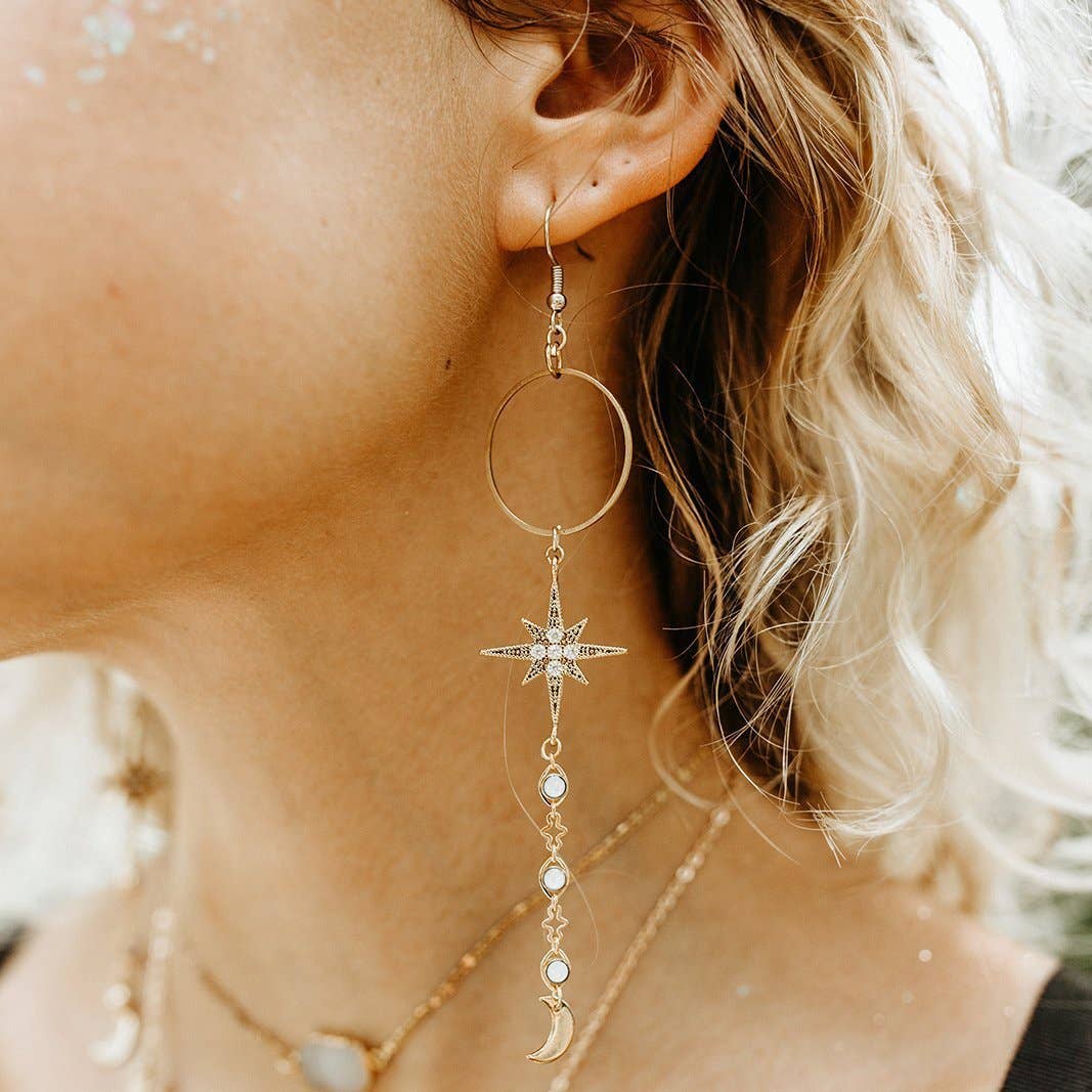 Mercury Retrograde Earrings | Bohindie Stream