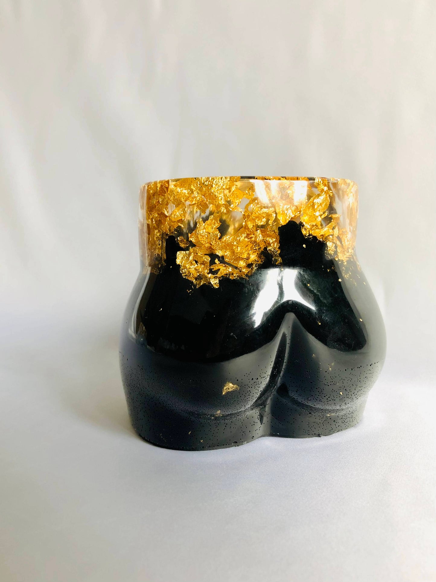Booty Planter- Black w/ Gold Foil