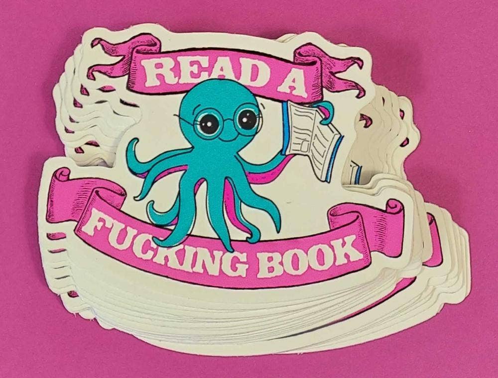 Read a Fucking Book Sticker