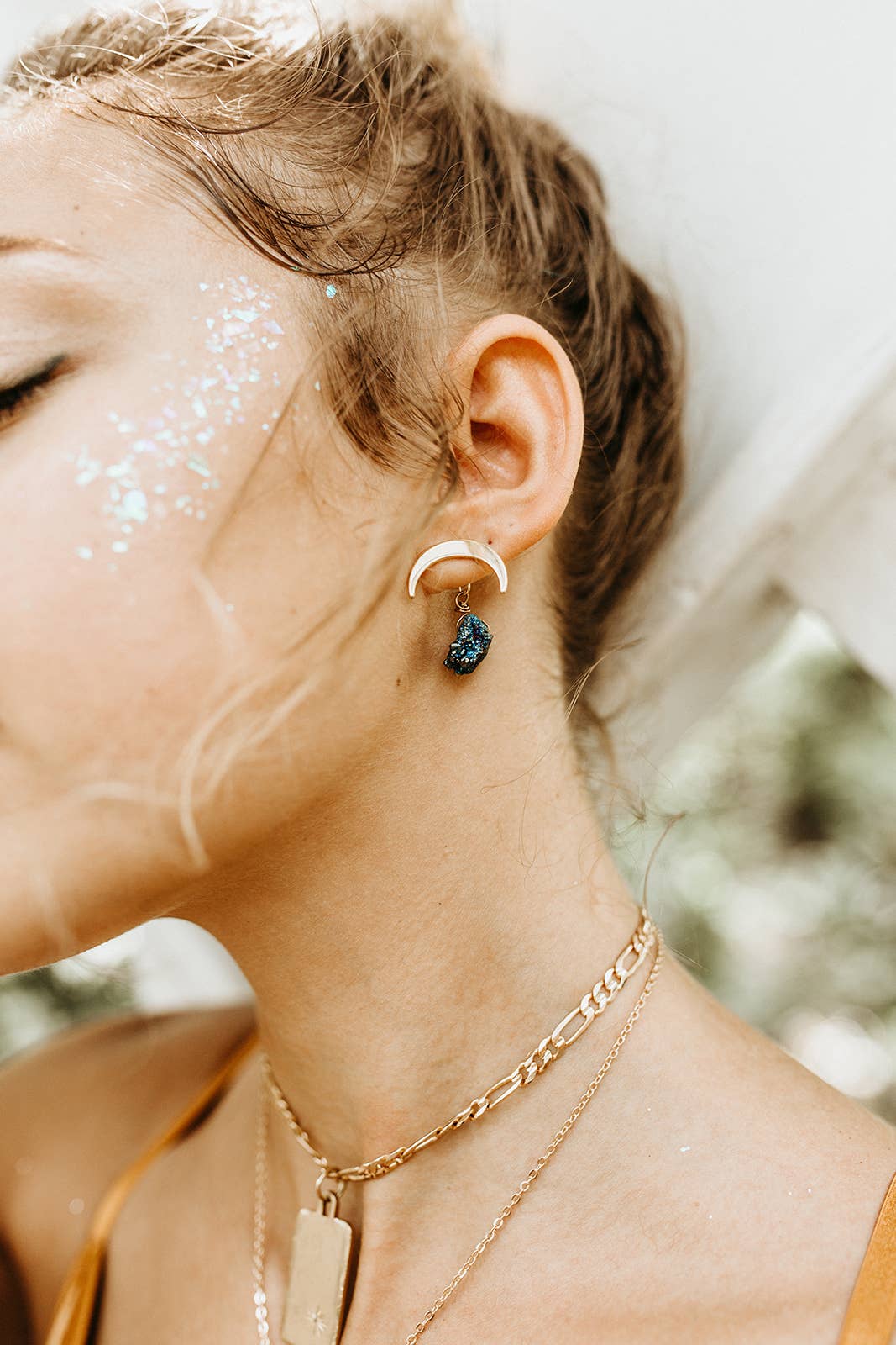 Dark Side of the Moon Earrings | Bohindie Stream