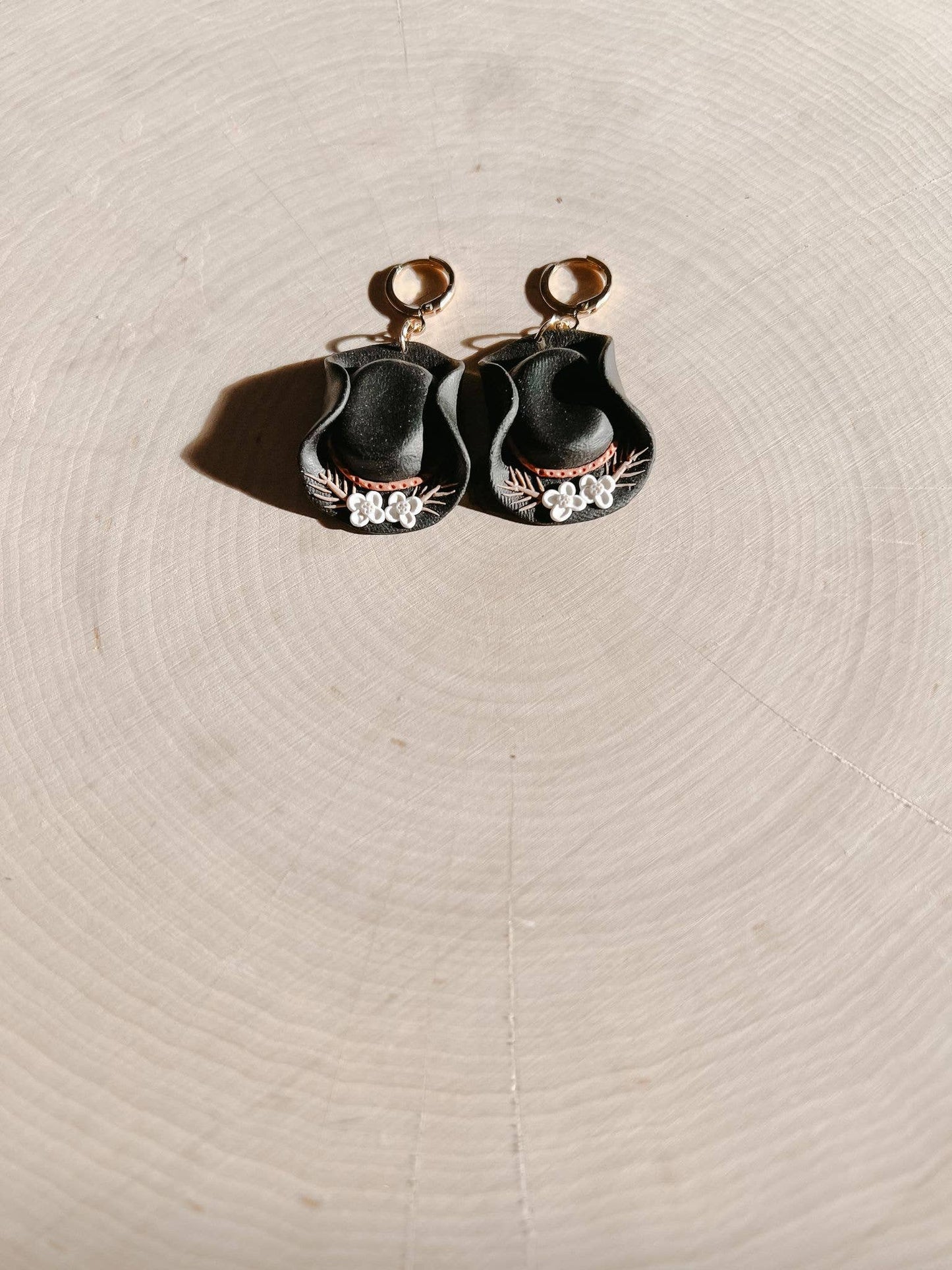 Boho Cowboy Hat Dangle Earrings