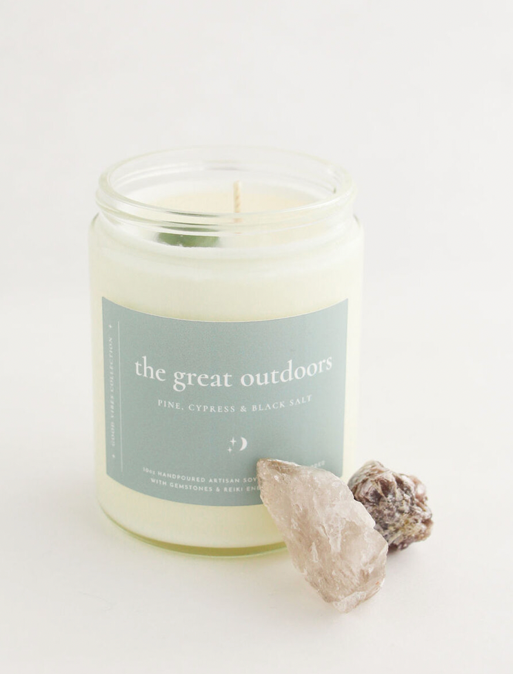 The Great Outdoors Candle | Good Vibes Collection Life Junkie