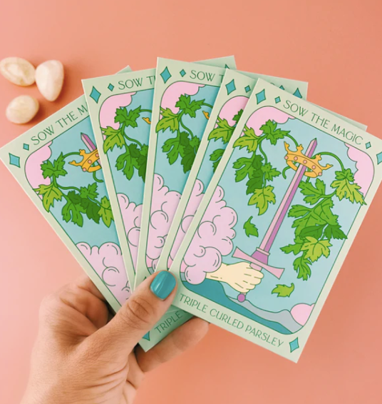 TRIPLE CURLED PARSLEY | Tarot Card Seeds