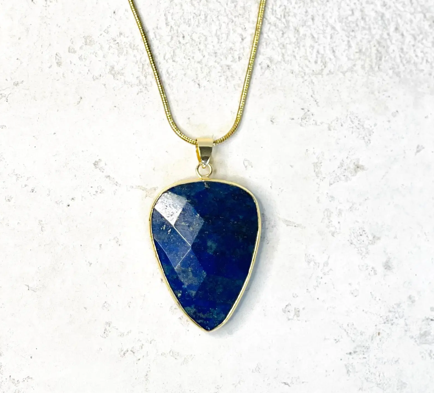 Lapis Lazuli Pendant Necklace