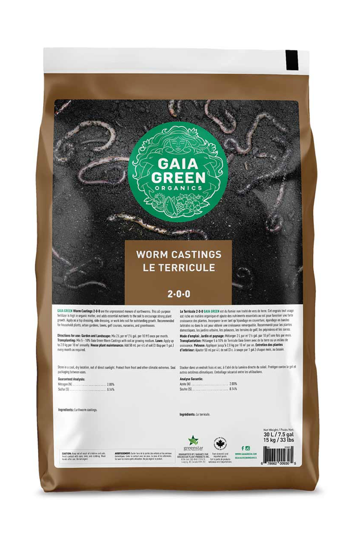 Worm Castings | Gaia Green