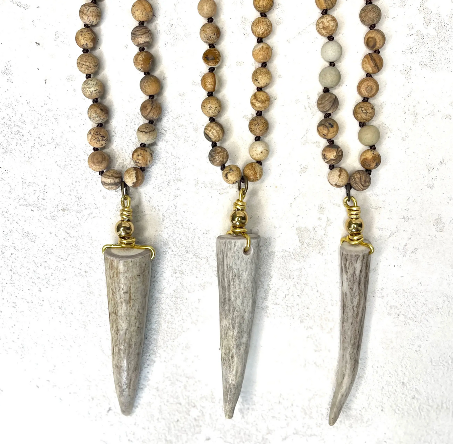 Necklace | Deer Antler Gemstone