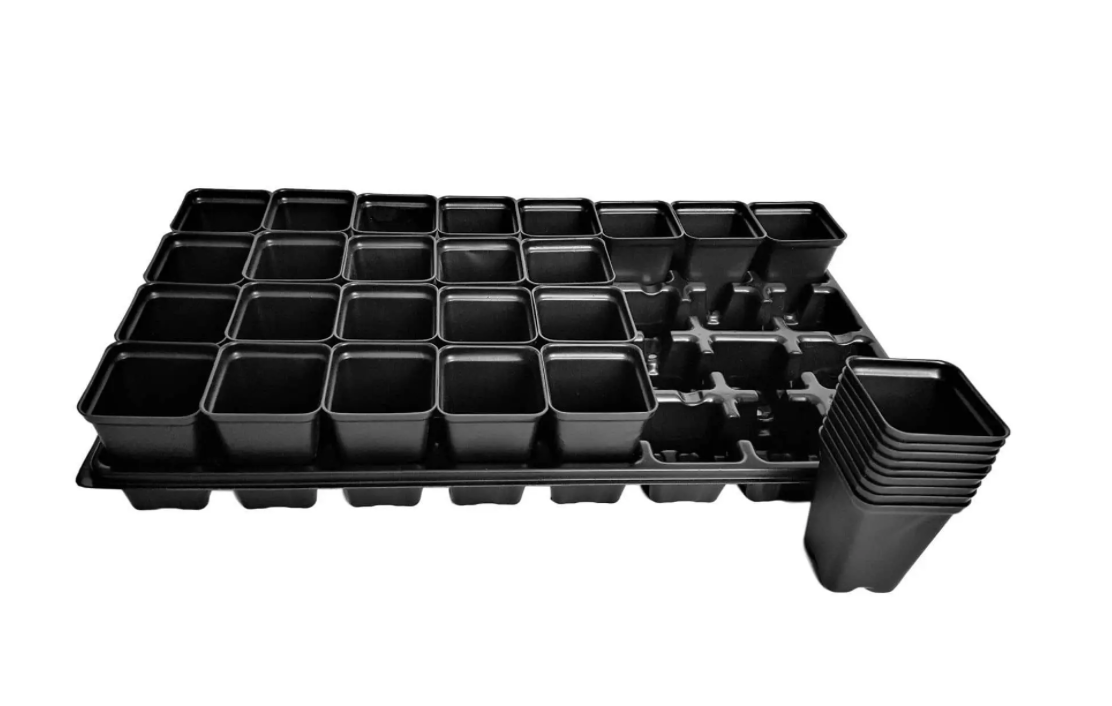 32 Cell Square Pot Insert Tray (Pairs w/ 2.5" Pots)